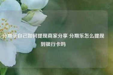 解锁资金池？分期乐购物额度提现微信暗藏风险
